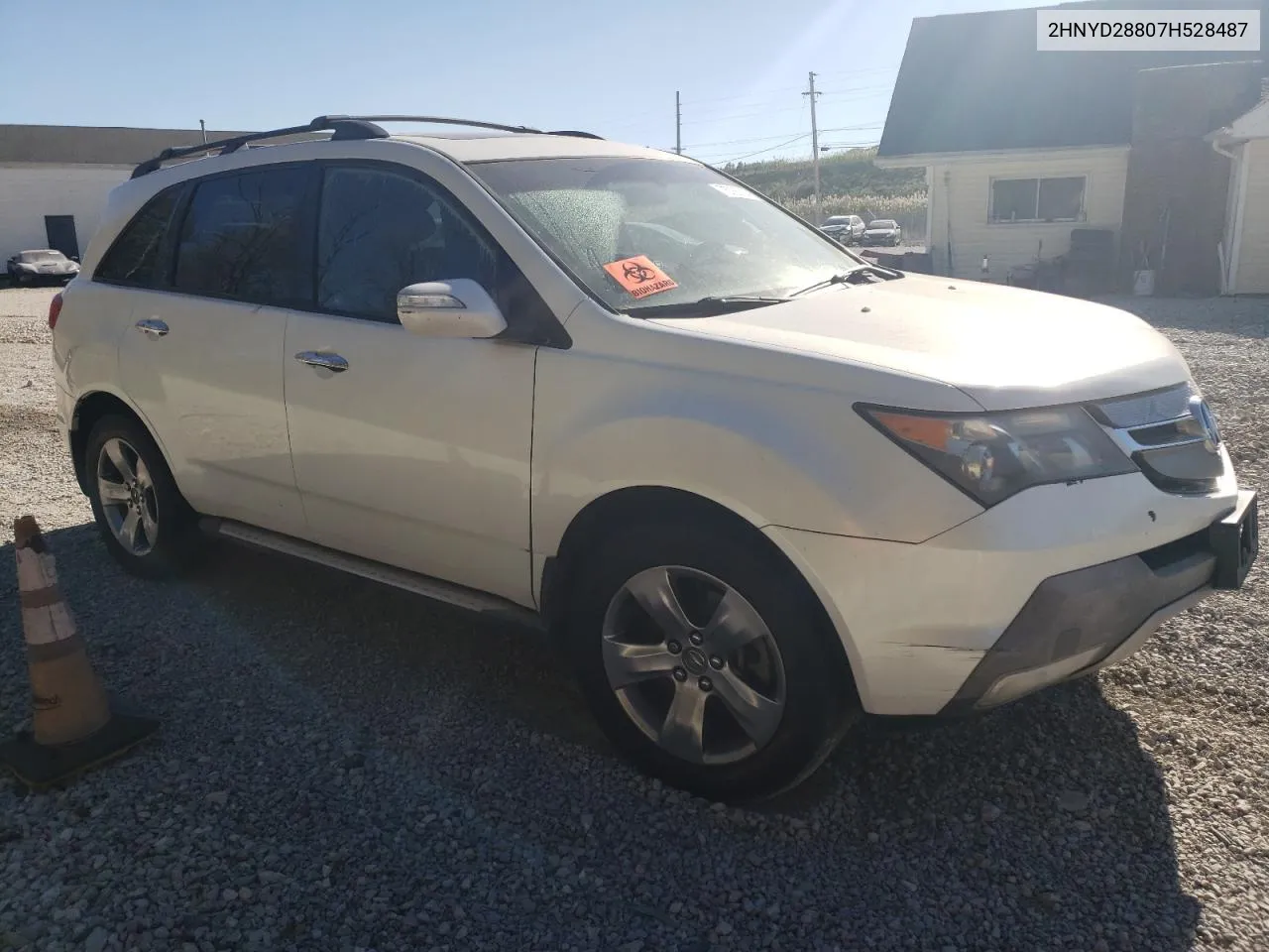 2007 Acura Mdx Sport VIN: 2HNYD28807H528487 Lot: 75765154