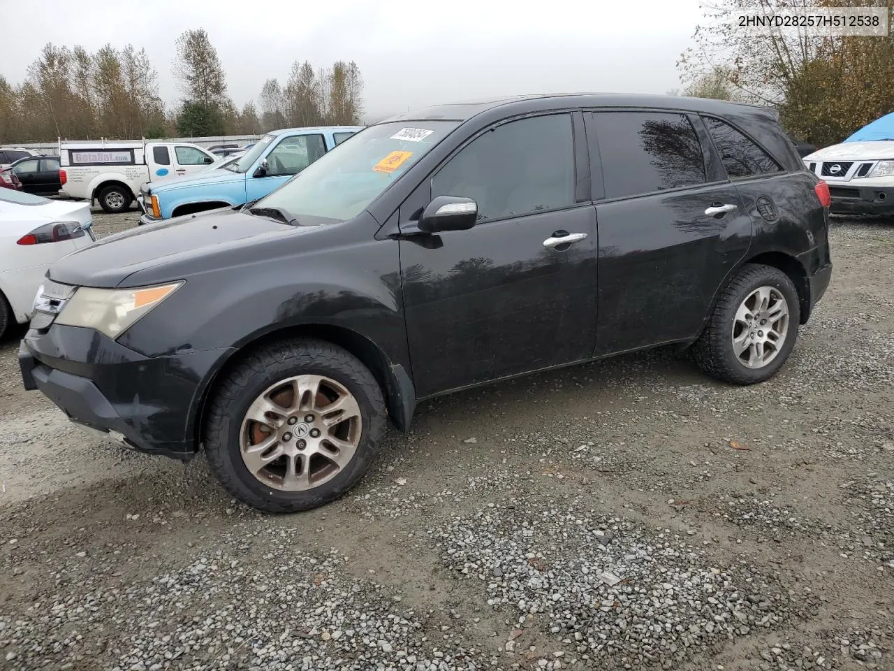 2007 Acura Mdx VIN: 2HNYD28257H512538 Lot: 75804054