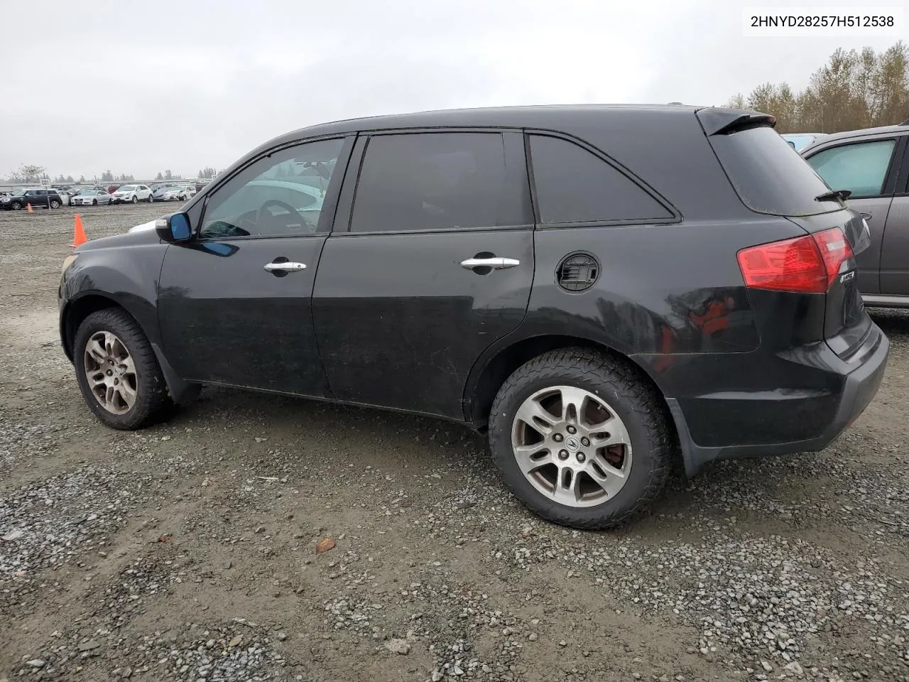 2007 Acura Mdx VIN: 2HNYD28257H512538 Lot: 75804054