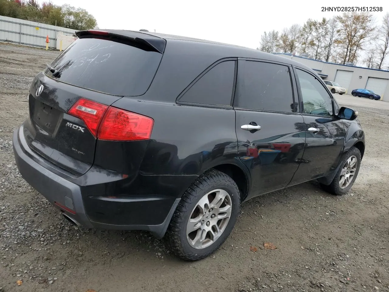 2007 Acura Mdx VIN: 2HNYD28257H512538 Lot: 75804054