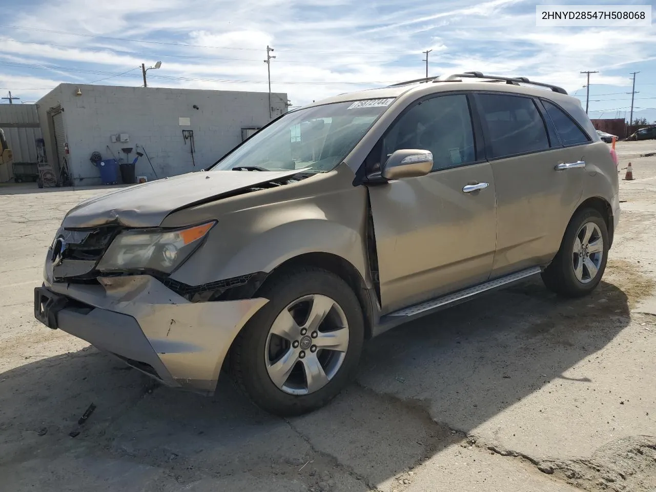 2HNYD28547H508068 2007 Acura Mdx Sport