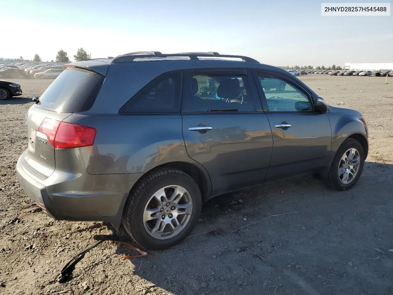 2007 Acura Mdx VIN: 2HNYD28257H545488 Lot: 76114854