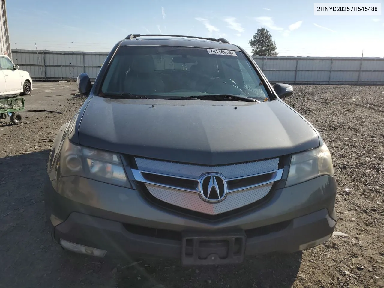 2007 Acura Mdx VIN: 2HNYD28257H545488 Lot: 76114854