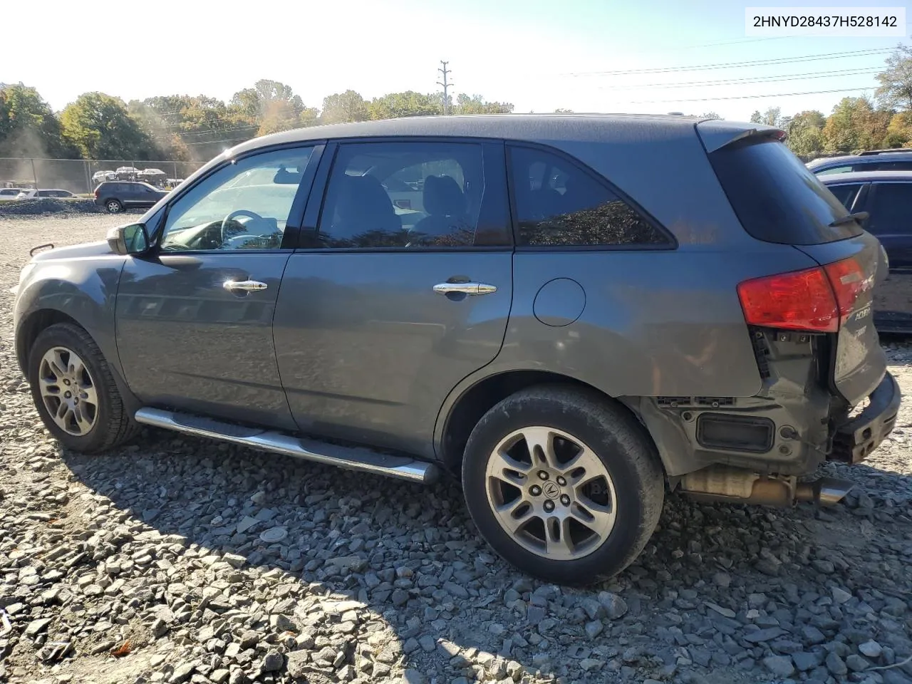 2007 Acura Mdx Technology VIN: 2HNYD28437H528142 Lot: 76448704