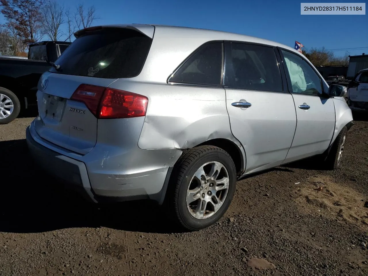 2HNYD28317H511184 2007 Acura Mdx Technology