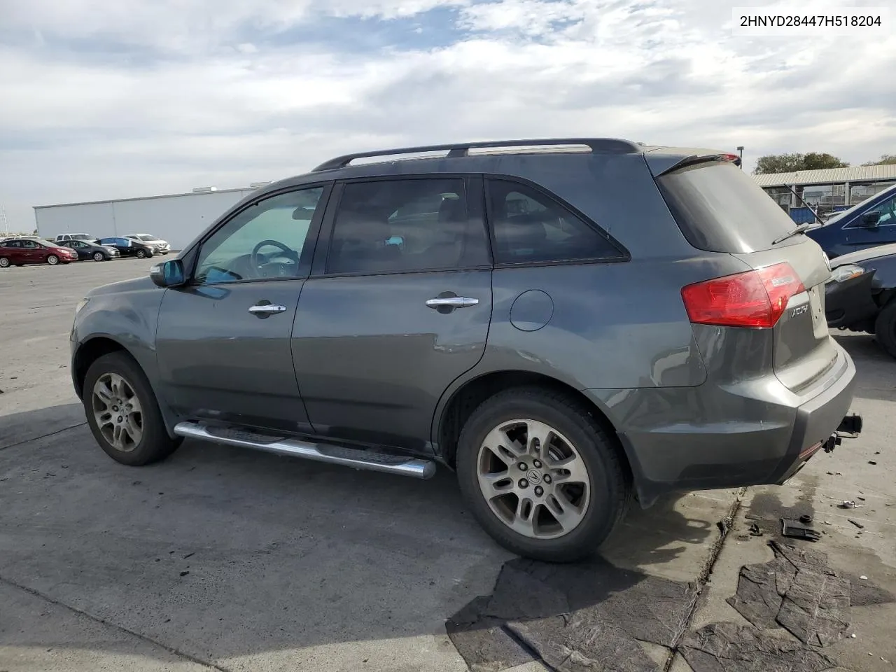 2007 Acura Mdx Technology VIN: 2HNYD28447H518204 Lot: 77504634