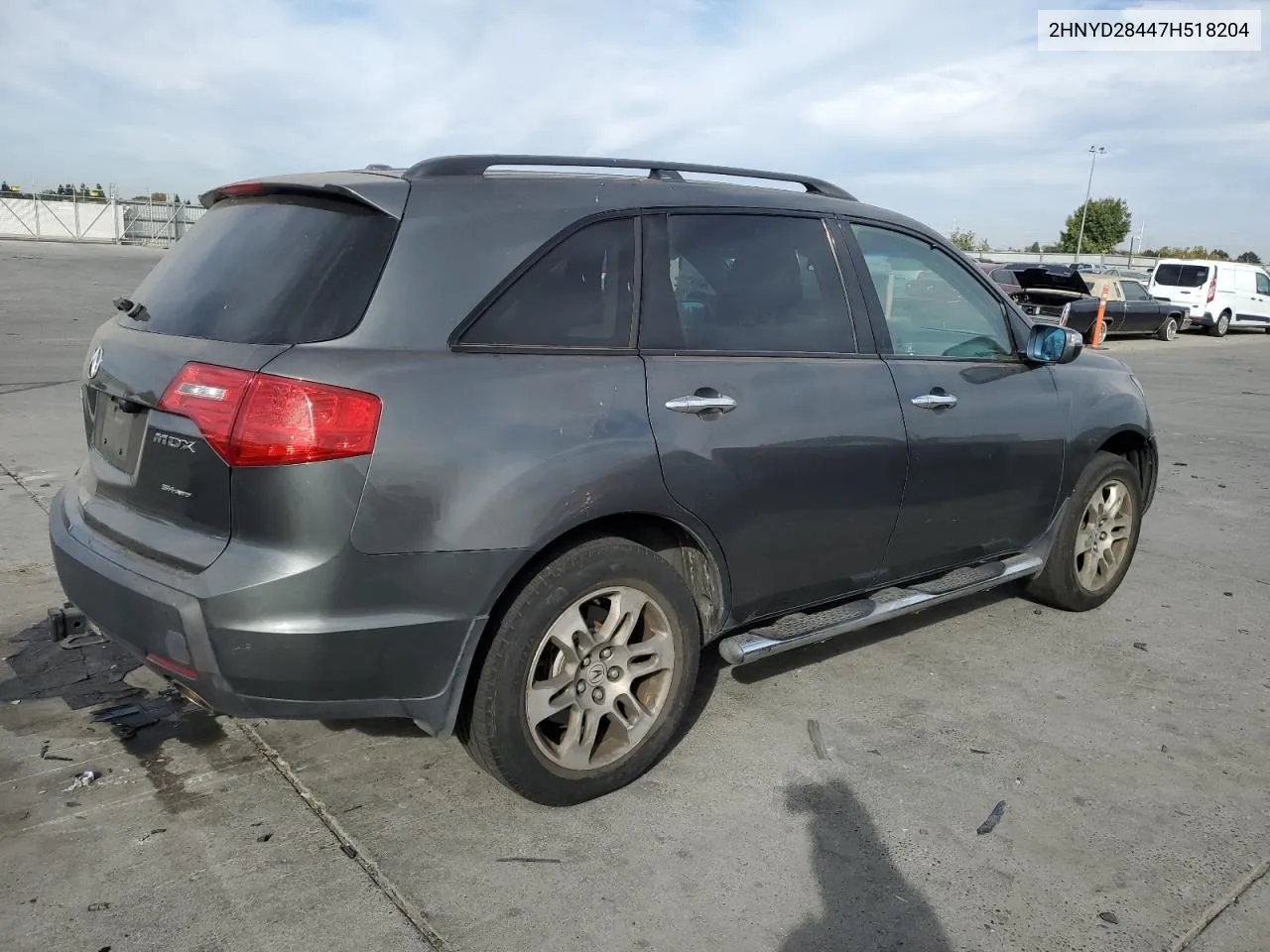 2007 Acura Mdx Technology VIN: 2HNYD28447H518204 Lot: 77504634