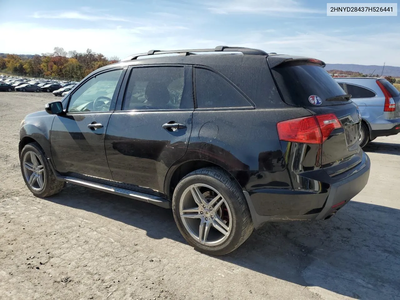 2007 Acura Mdx Technology VIN: 2HNYD28437H526441 Lot: 77628984