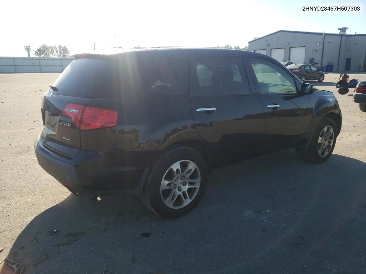 2007 Acura Mdx Technology VIN: 2HNYD28467H507303 Lot: 77852654