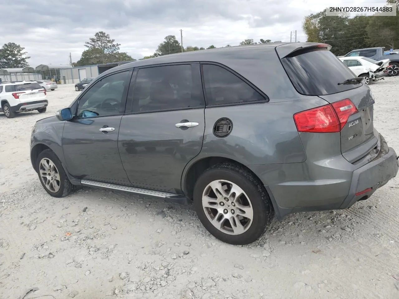 2007 Acura Mdx VIN: 2HNYD28267H544883 Lot: 78442624