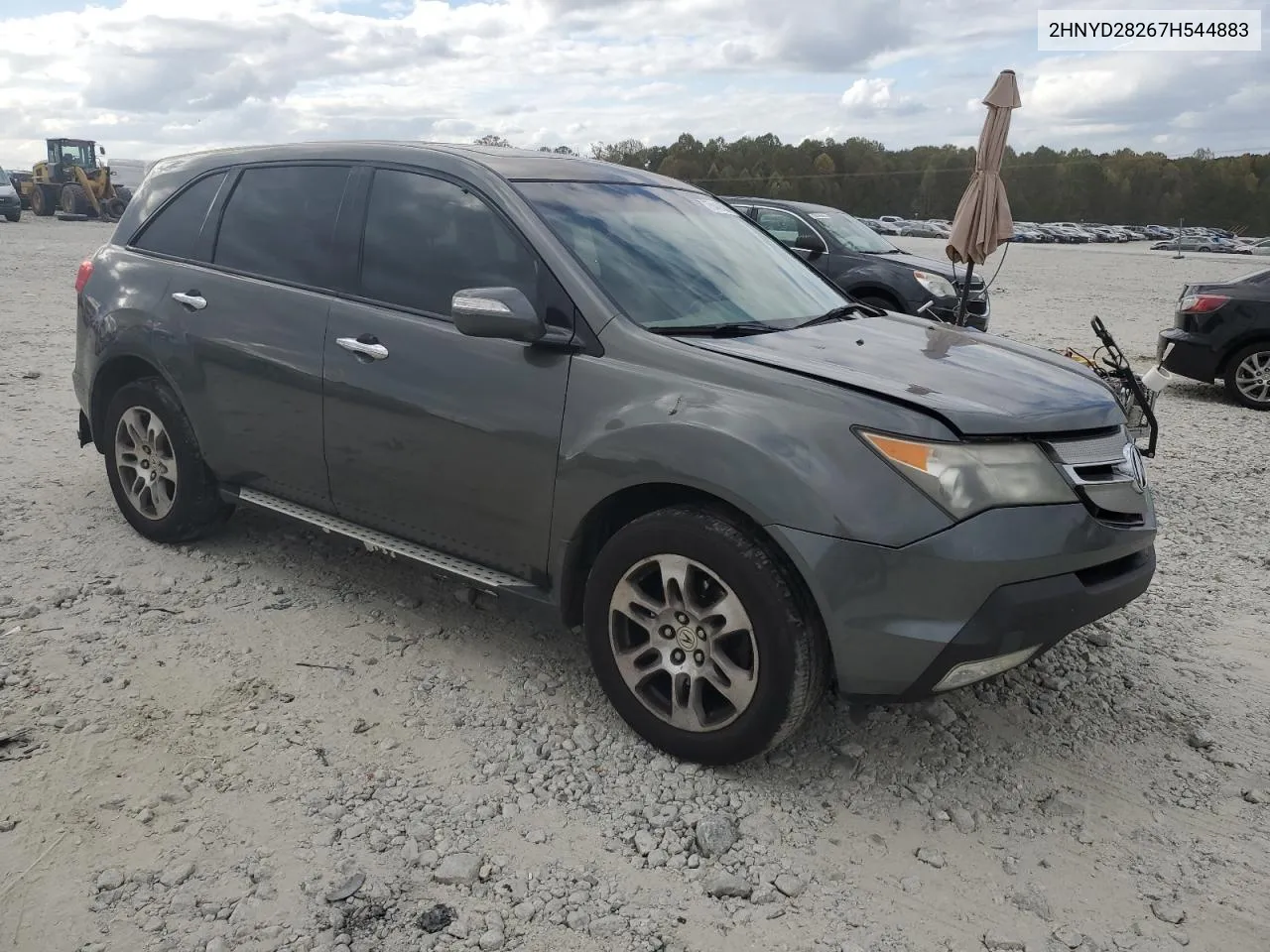 2007 Acura Mdx VIN: 2HNYD28267H544883 Lot: 78442624