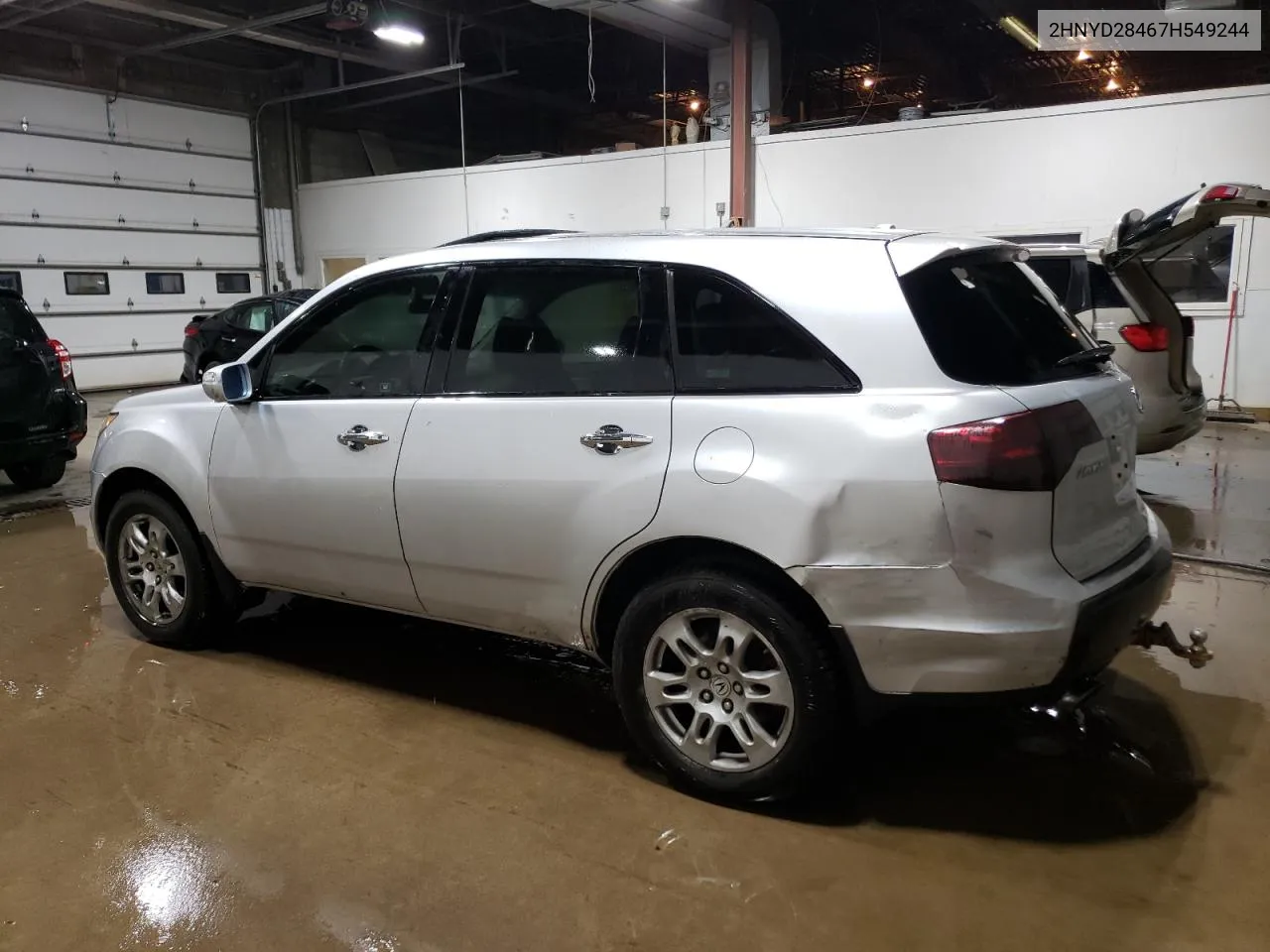 2007 Acura Mdx Technology VIN: 2HNYD28467H549244 Lot: 78754504