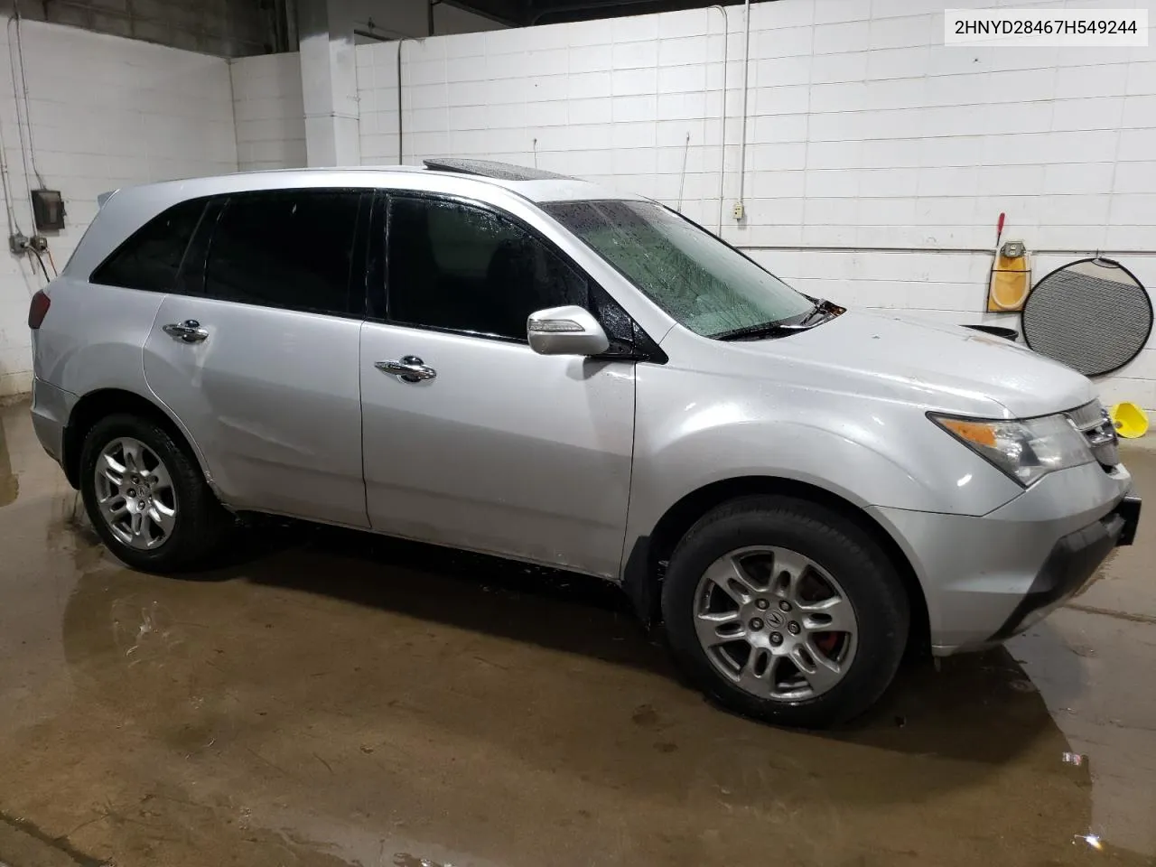 2007 Acura Mdx Technology VIN: 2HNYD28467H549244 Lot: 78754504