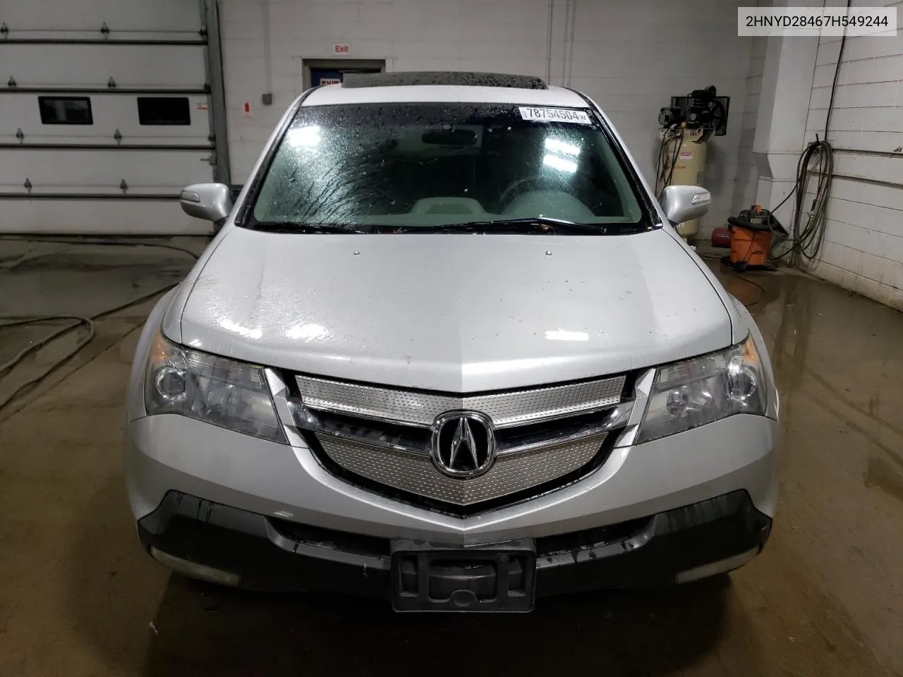 2007 Acura Mdx Technology VIN: 2HNYD28467H549244 Lot: 78754504