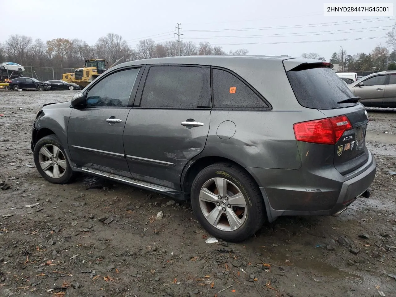 2007 Acura Mdx Technology VIN: 2HNYD28447H545001 Lot: 78877403