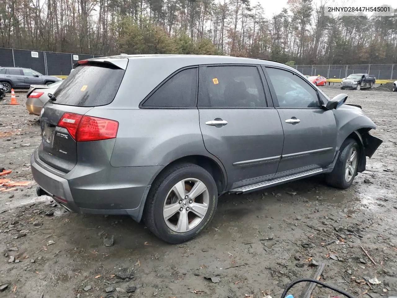 2007 Acura Mdx Technology VIN: 2HNYD28447H545001 Lot: 78877403