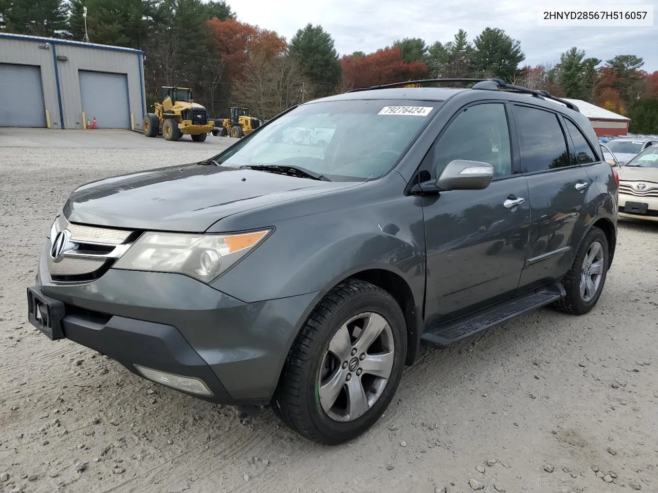 2007 Acura Mdx Sport VIN: 2HNYD28567H516057 Lot: 79276424