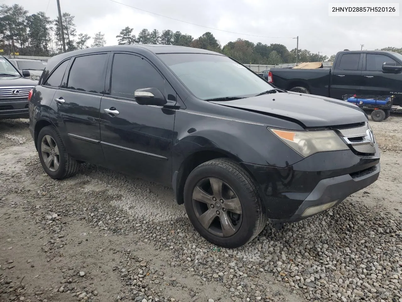 2007 Acura Mdx Sport VIN: 2HNYD28857H520126 Lot: 79617494