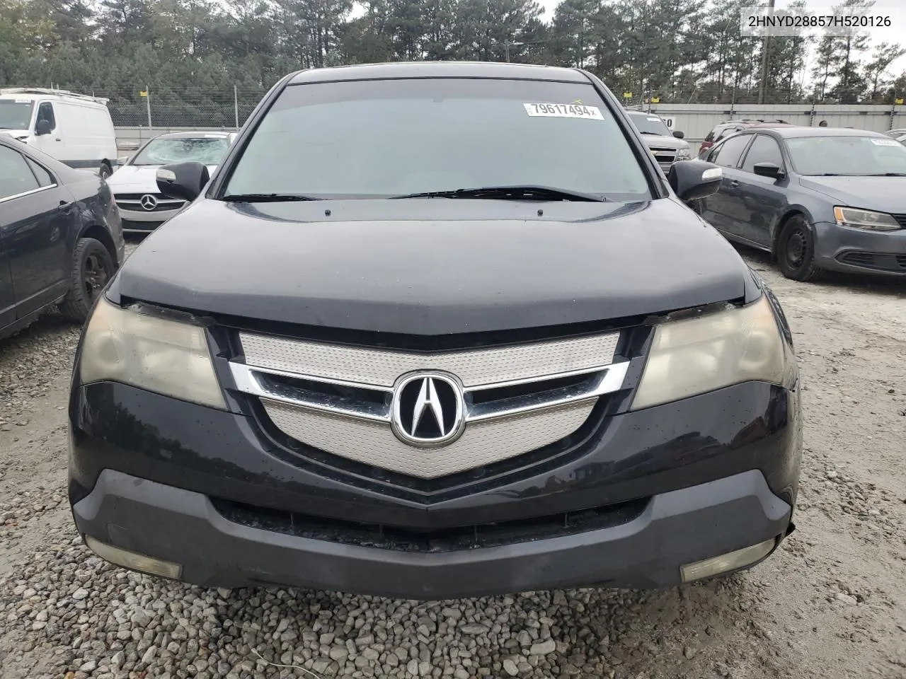 2007 Acura Mdx Sport VIN: 2HNYD28857H520126 Lot: 79617494