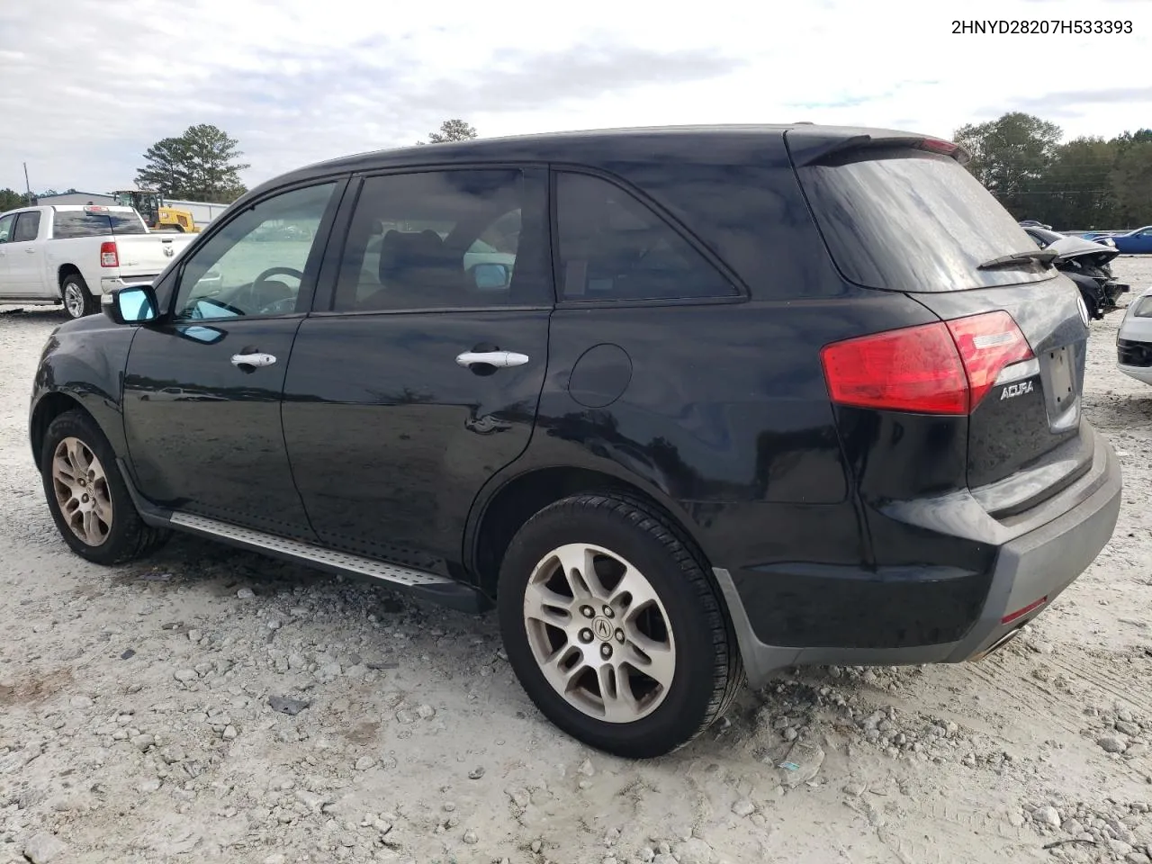 2007 Acura Mdx VIN: 2HNYD28207H533393 Lot: 80513904