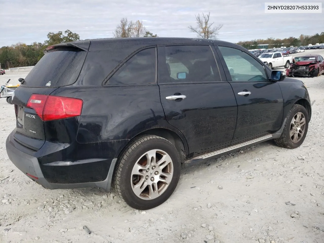 2007 Acura Mdx VIN: 2HNYD28207H533393 Lot: 80513904