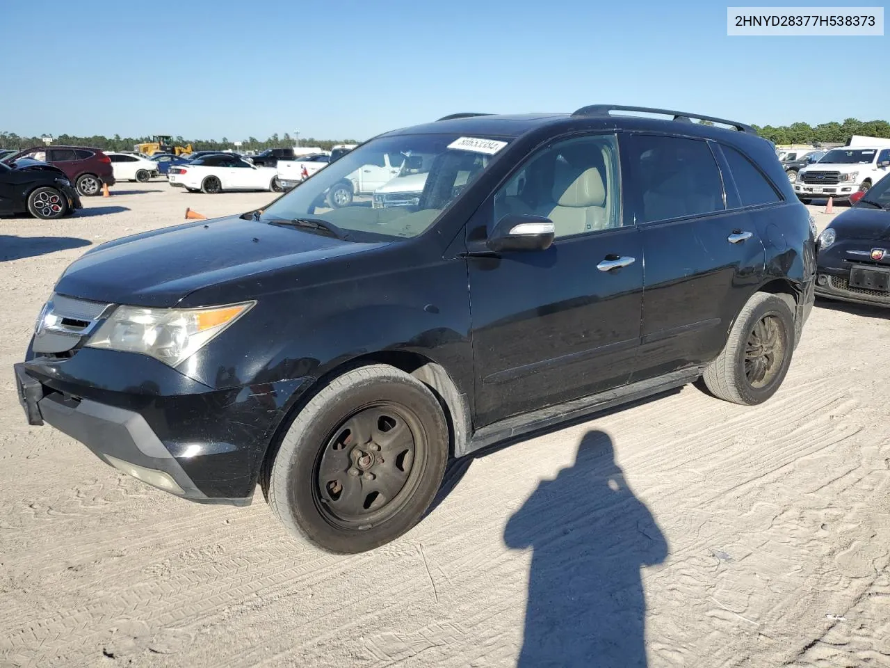 2007 Acura Mdx Technology VIN: 2HNYD28377H538373 Lot: 80653384