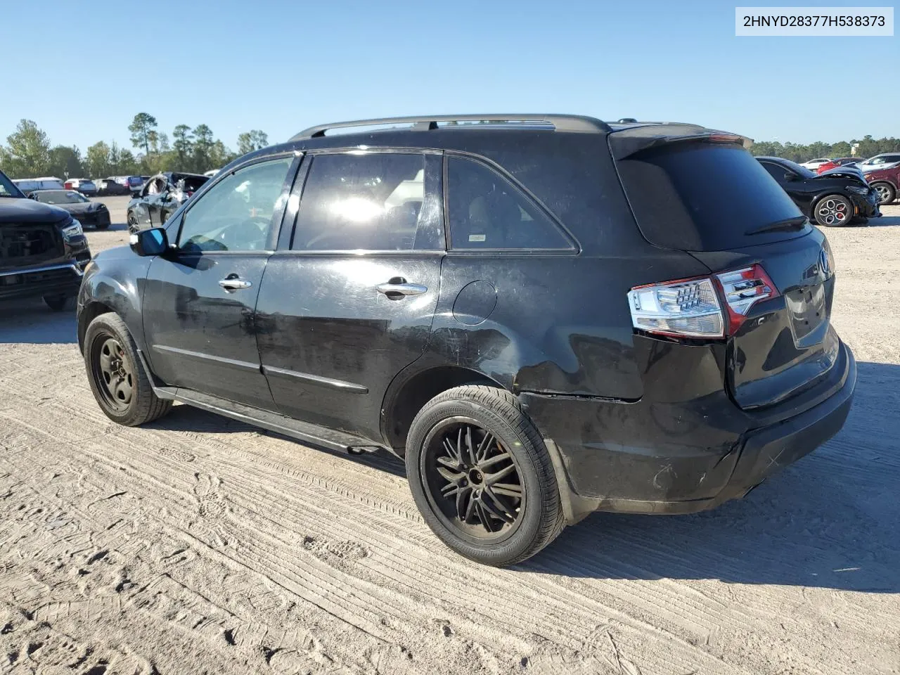 2007 Acura Mdx Technology VIN: 2HNYD28377H538373 Lot: 80653384