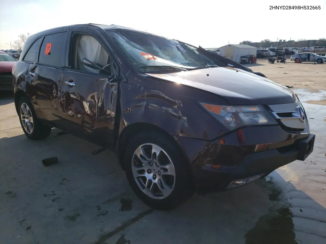 2008 Acura Mdx Technology VIN: 2HNYD28498H532665 Lot: 41658274