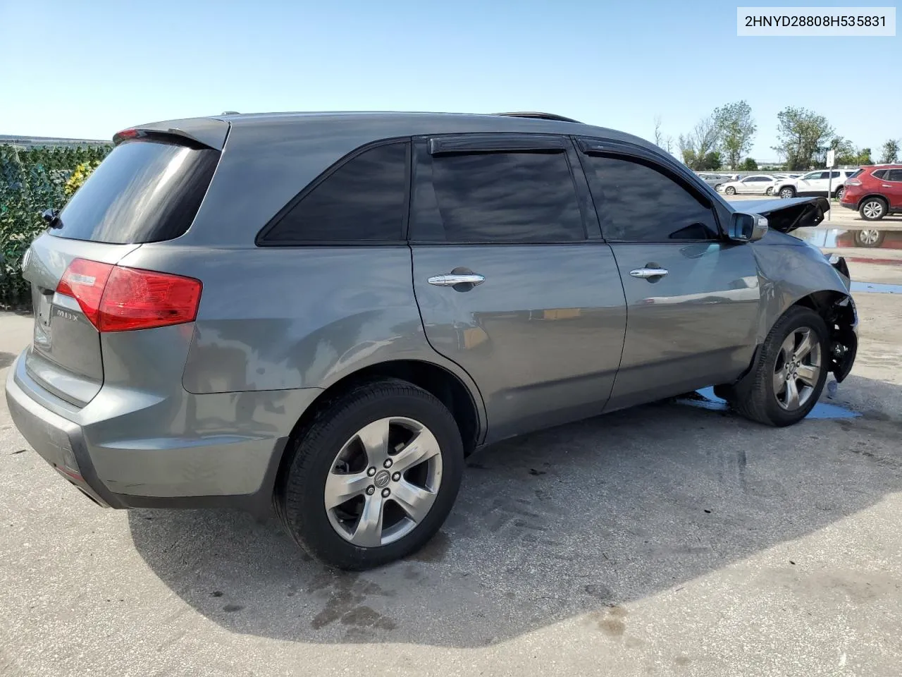 2008 Acura Mdx Sport VIN: 2HNYD28808H535831 Lot: 49495234