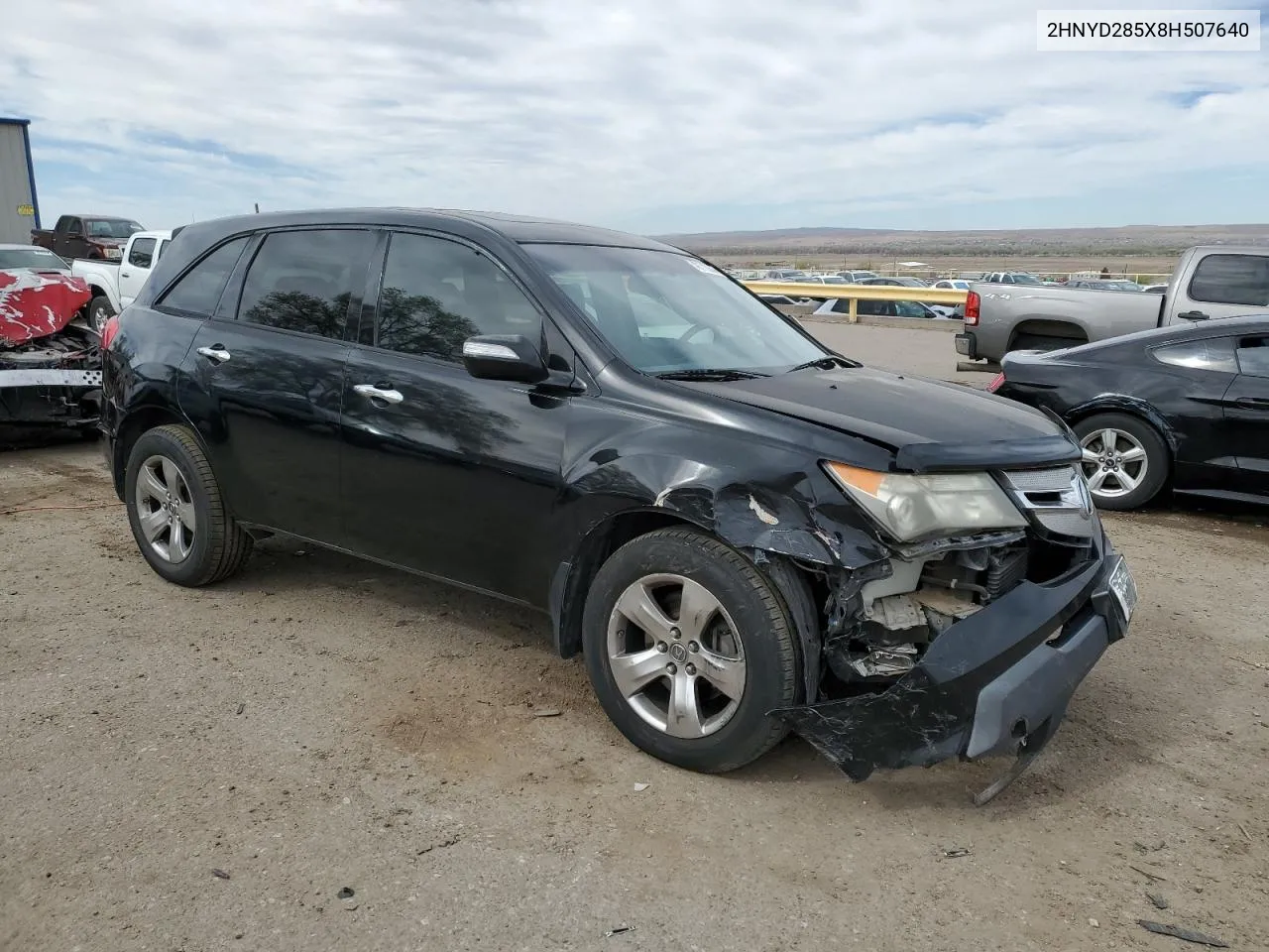 2008 Acura Mdx Sport VIN: 2HNYD285X8H507640 Lot: 49713844