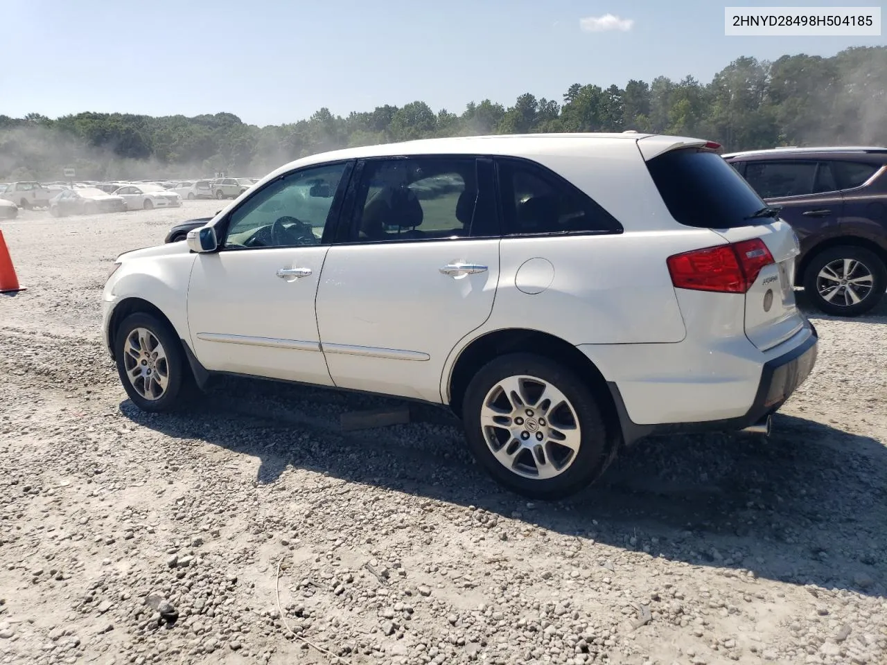 2008 Acura Mdx Technology VIN: 2HNYD28498H504185 Lot: 61918374