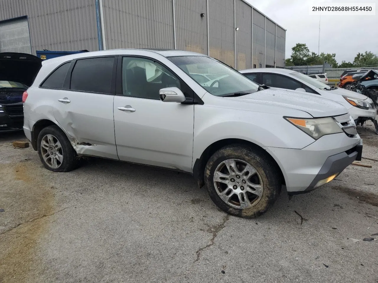 2008 Acura Mdx Technology VIN: 2HNYD28688H554450 Lot: 62435504