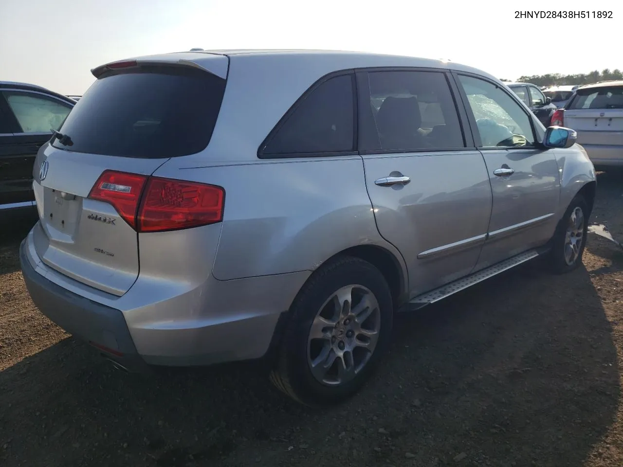 2008 Acura Mdx Technology VIN: 2HNYD28438H511892 Lot: 62606904