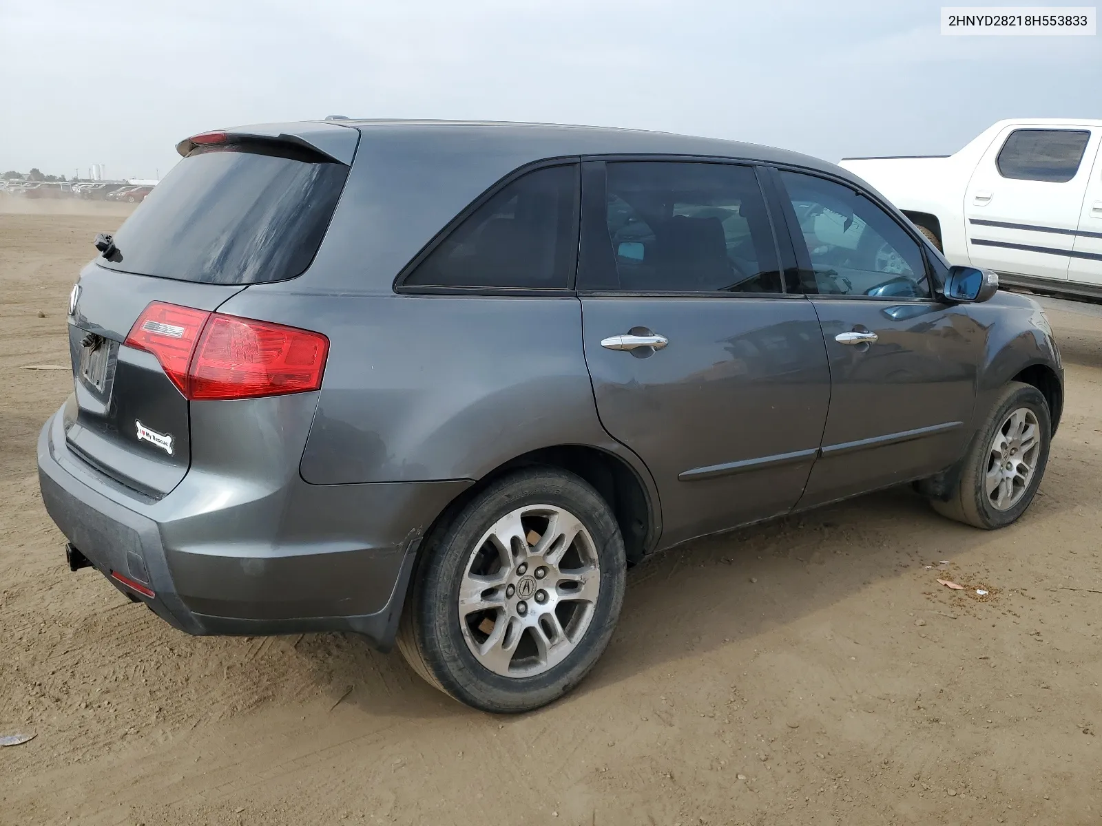 2008 Acura Mdx VIN: 2HNYD28218H553833 Lot: 64954734