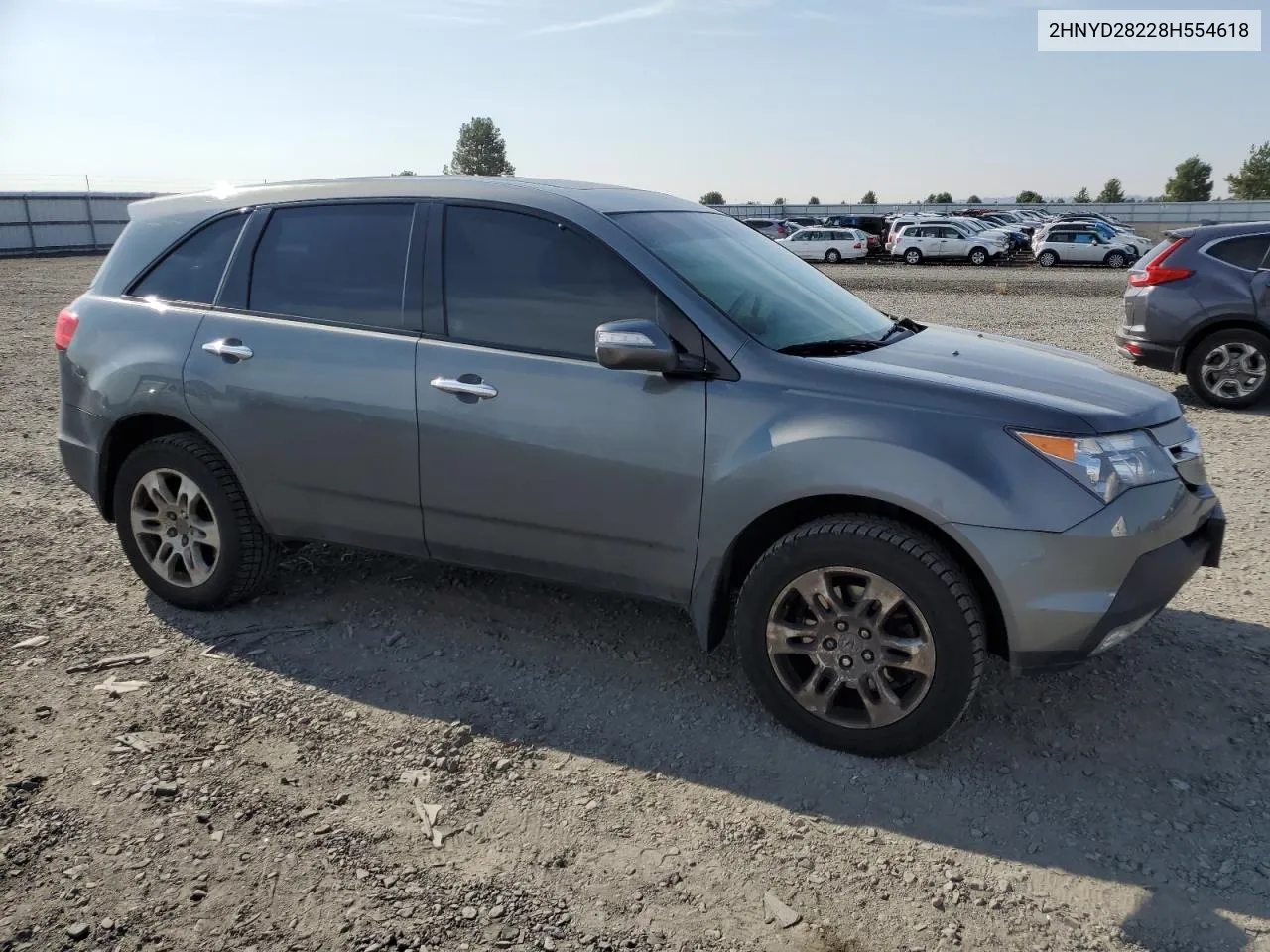 2008 Acura Mdx VIN: 2HNYD28228H554618 Lot: 66758714