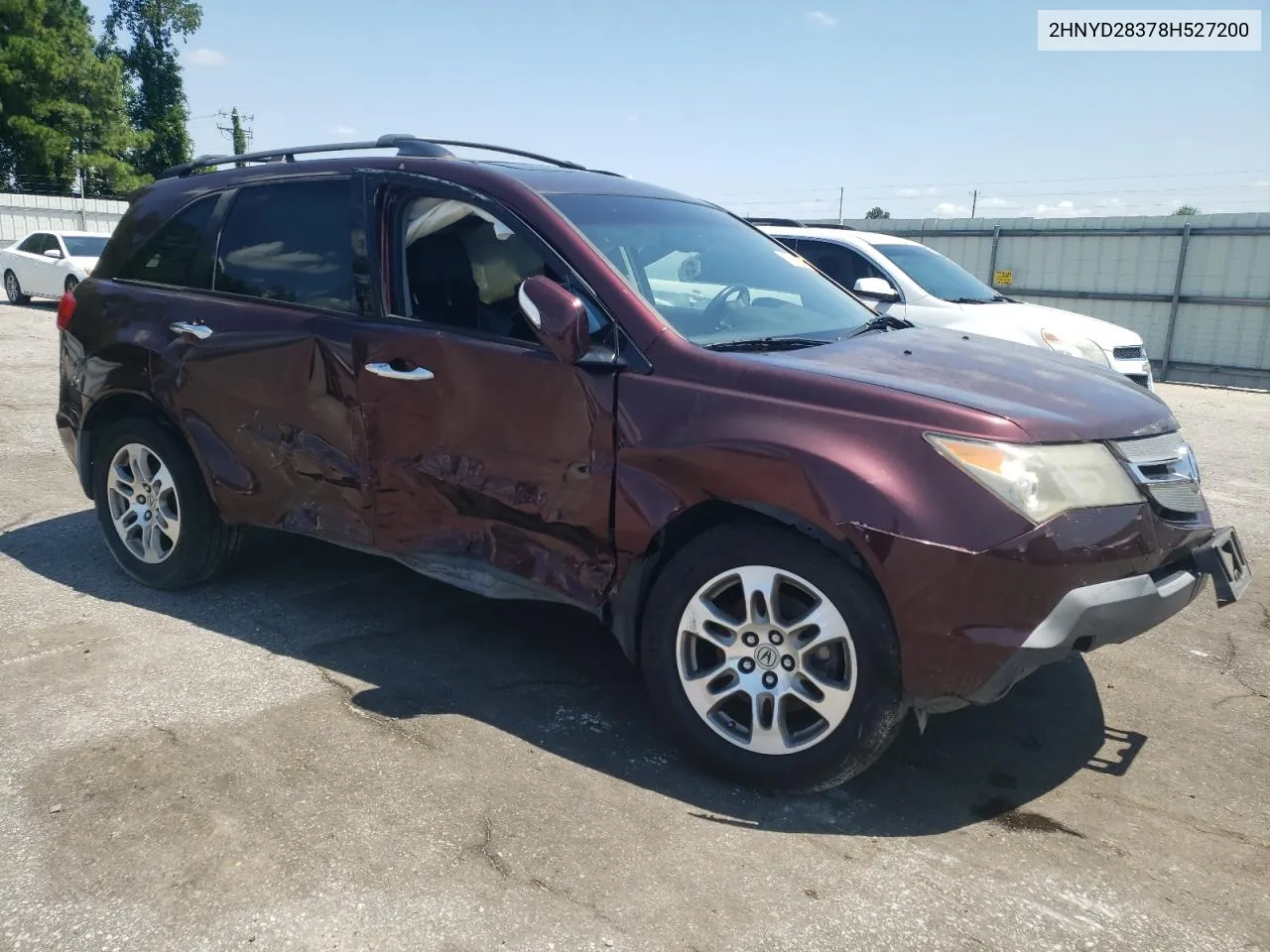 2008 Acura Mdx Technology VIN: 2HNYD28378H527200 Lot: 67018604