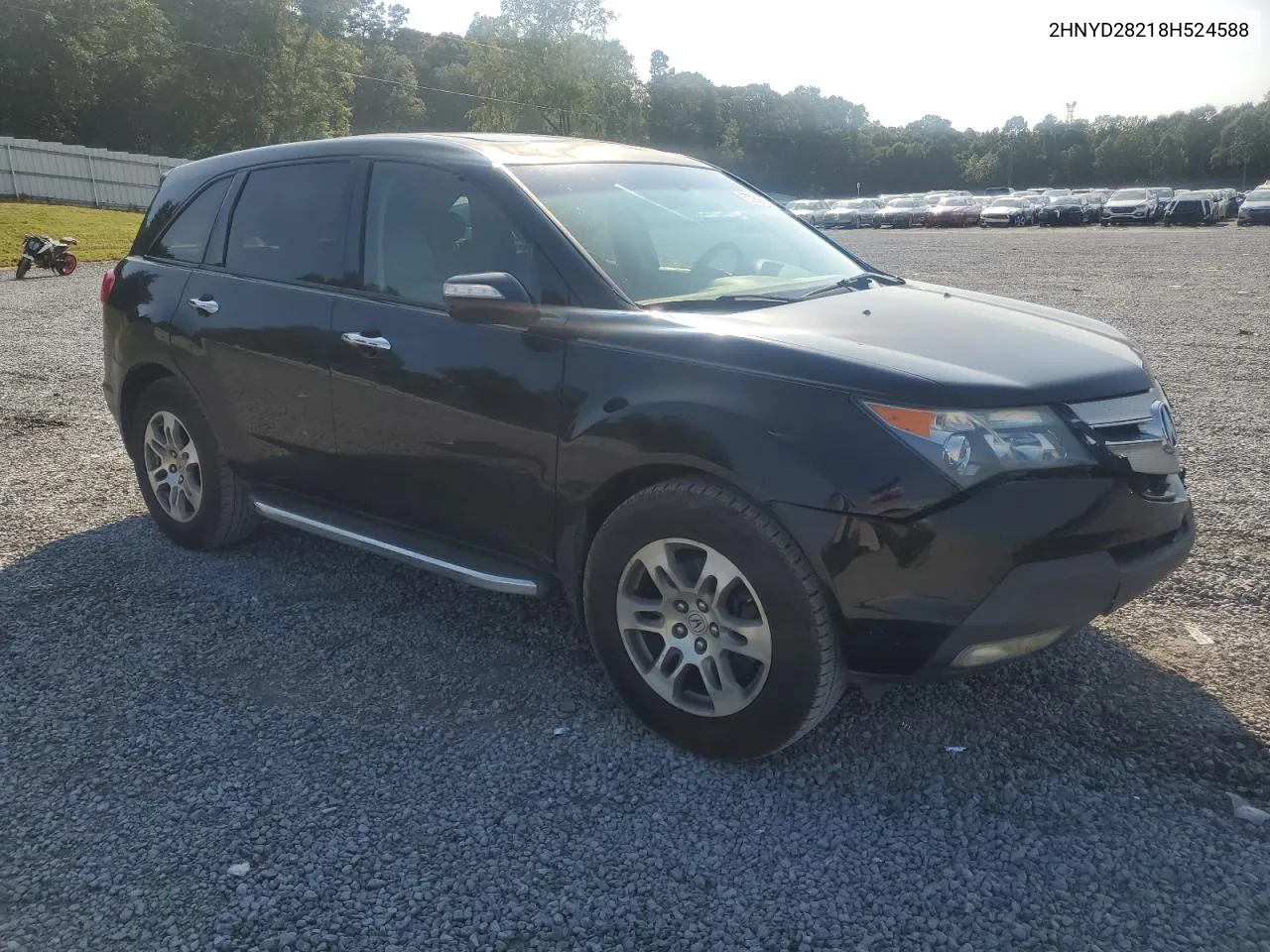 2008 Acura Mdx VIN: 2HNYD28218H524588 Lot: 67282434