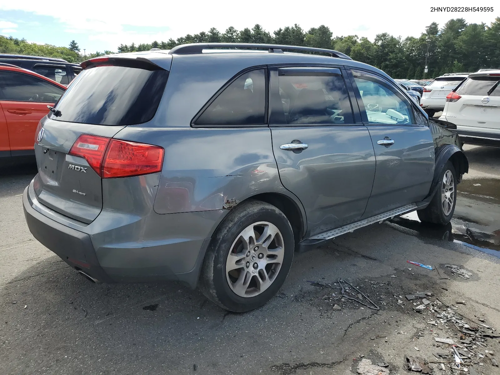 2008 Acura Mdx VIN: 2HNYD28228H549595 Lot: 67733984