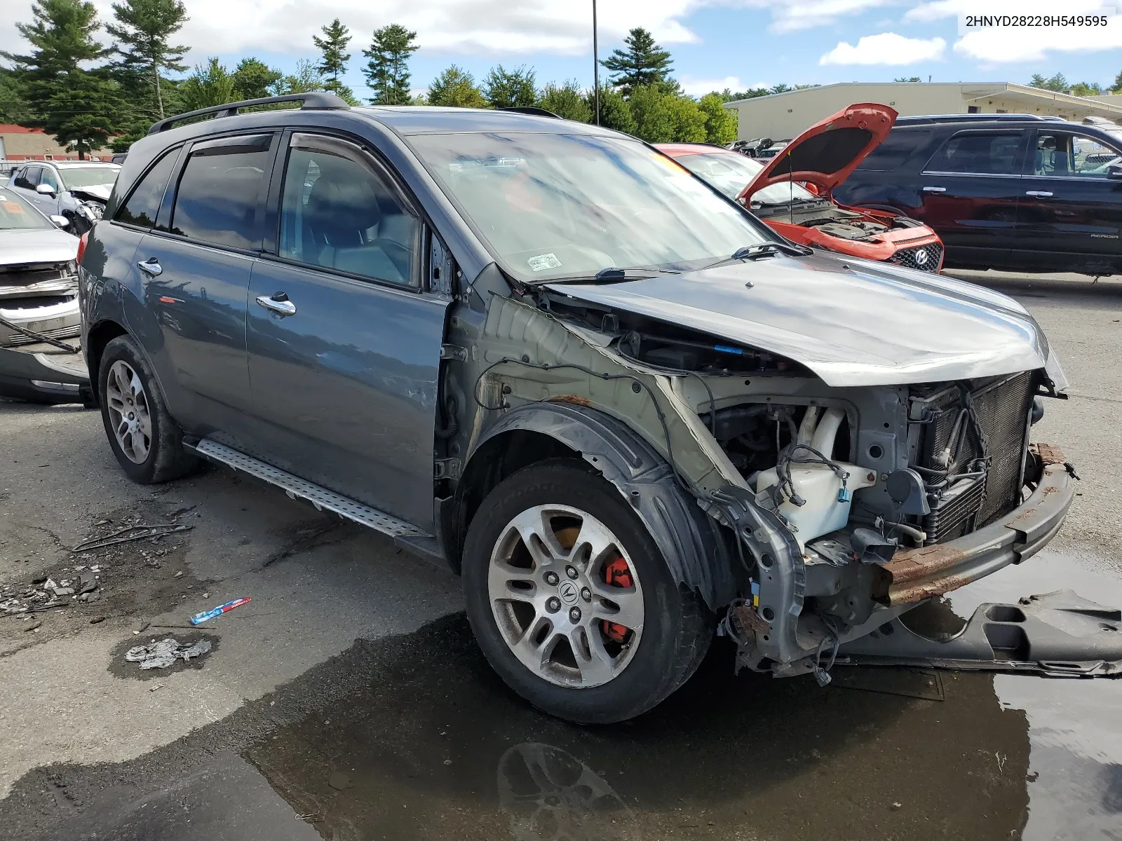 2008 Acura Mdx VIN: 2HNYD28228H549595 Lot: 67733984