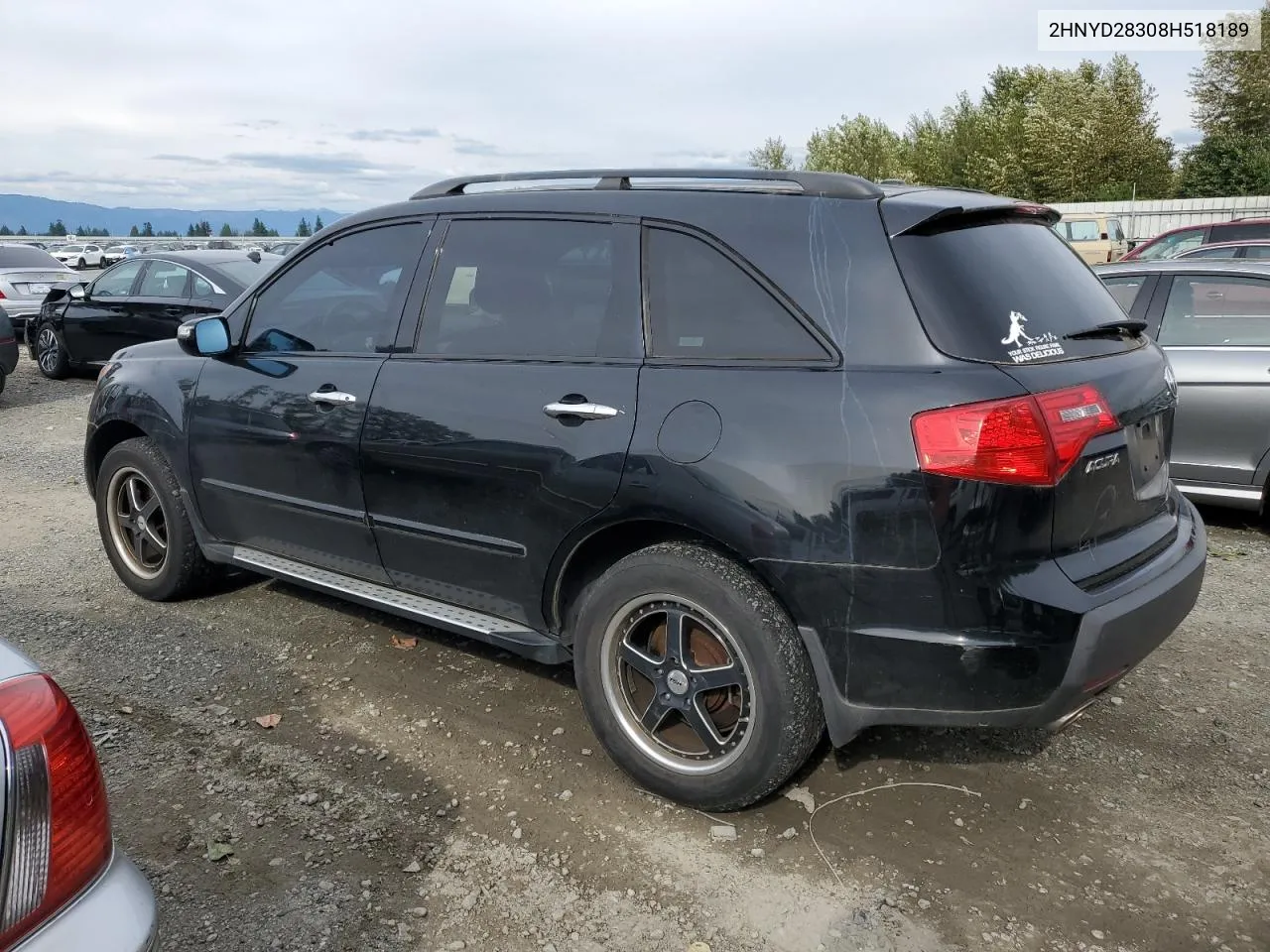 2008 Acura Mdx Technology VIN: 2HNYD28308H518189 Lot: 68051084