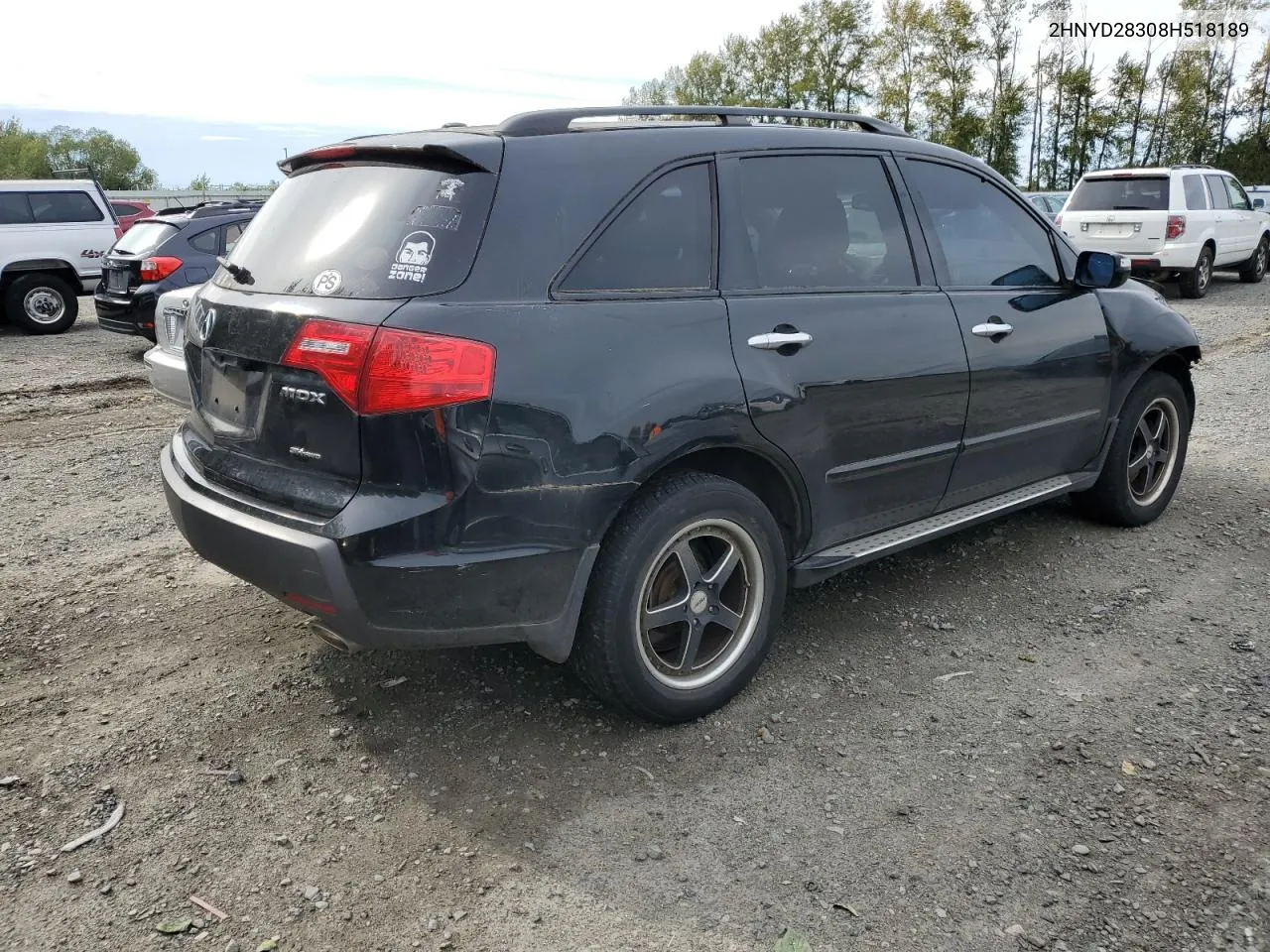 2008 Acura Mdx Technology VIN: 2HNYD28308H518189 Lot: 68051084