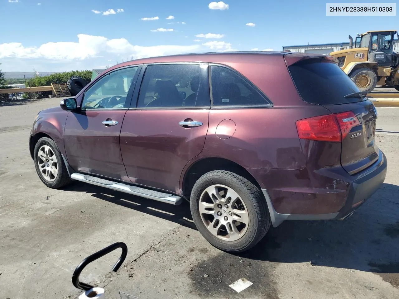 2008 Acura Mdx Technology VIN: 2HNYD28388H510308 Lot: 68109594