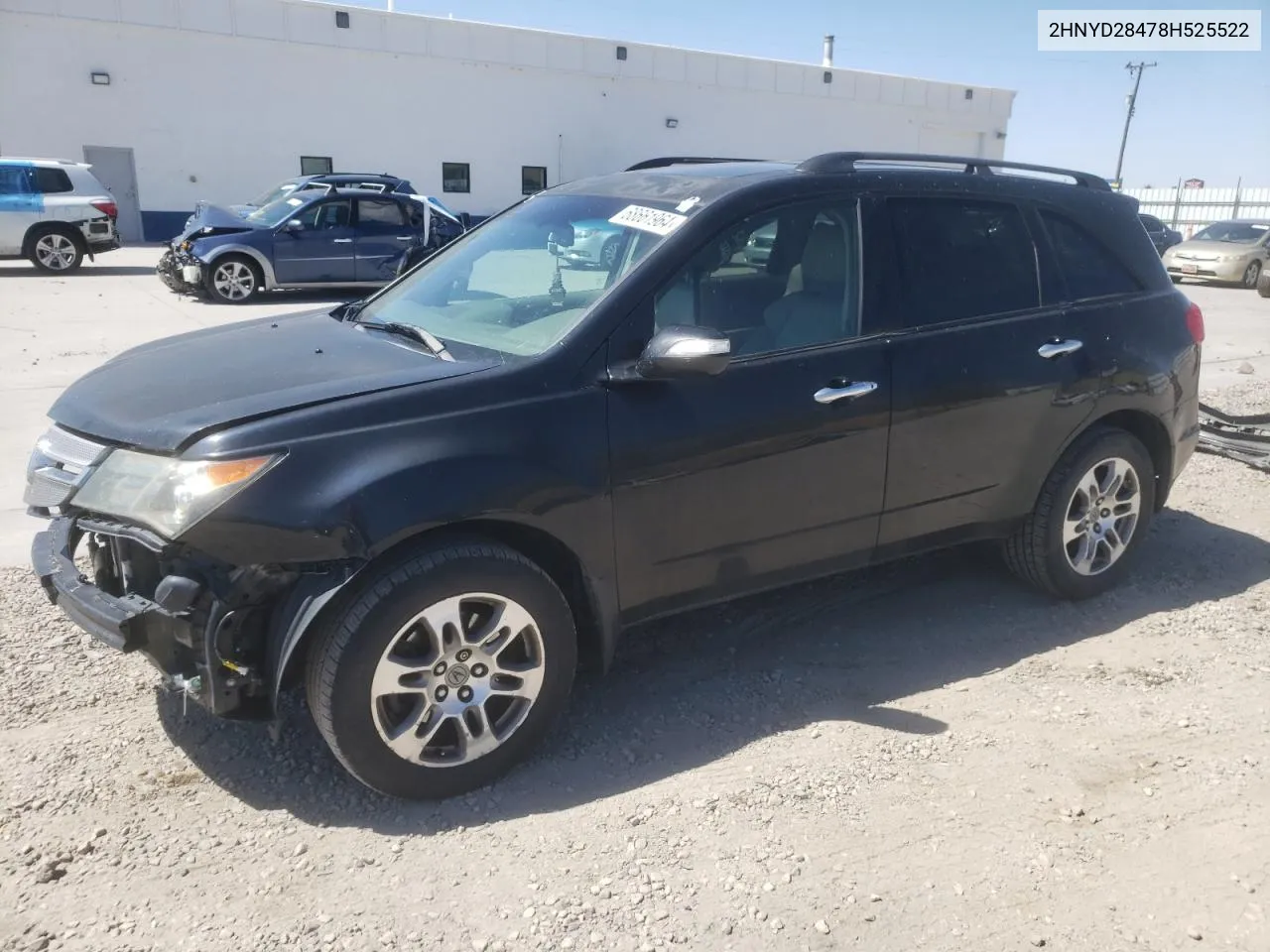 2008 Acura Mdx Technology VIN: 2HNYD28478H525522 Lot: 68661964