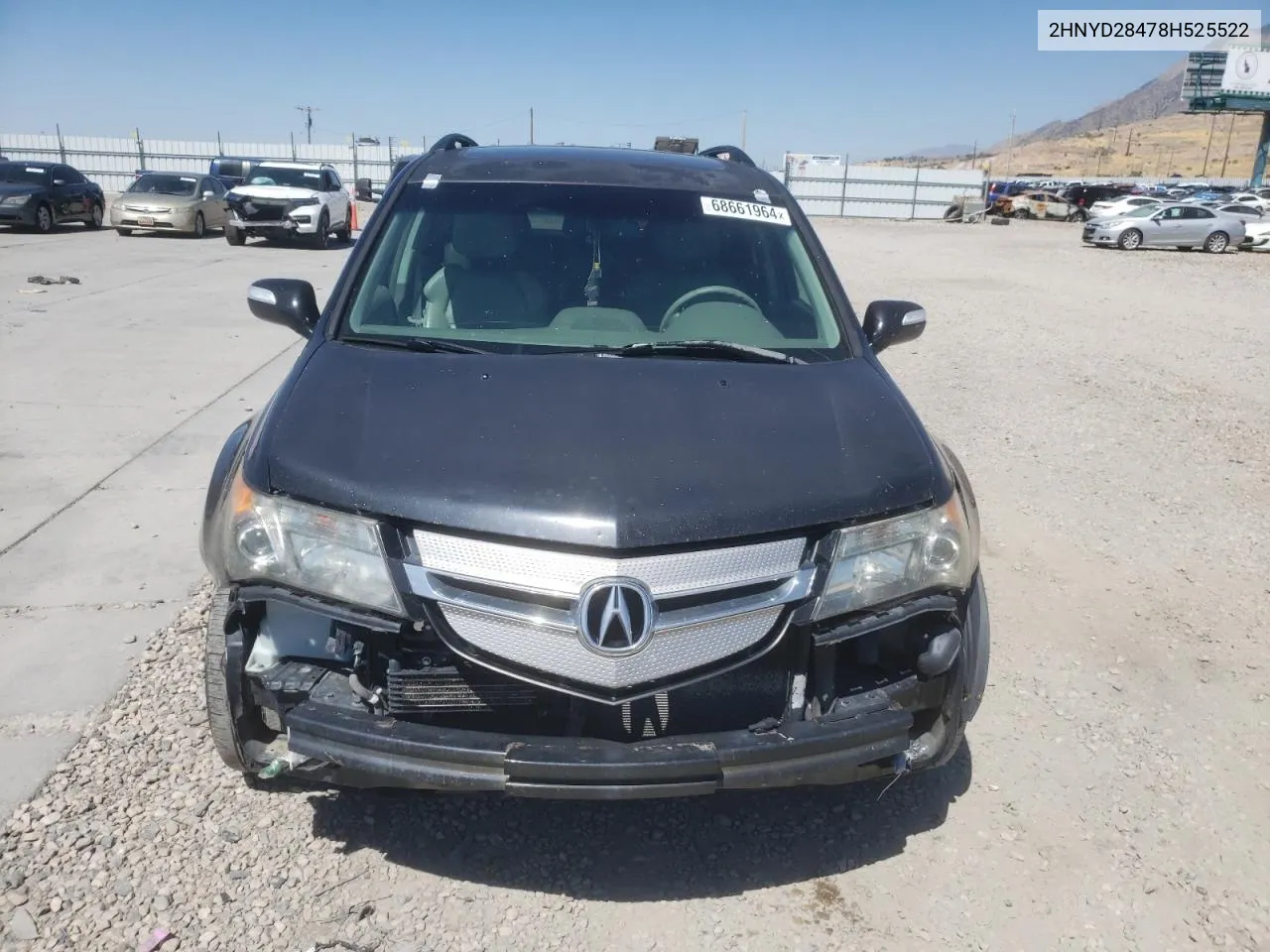 2008 Acura Mdx Technology VIN: 2HNYD28478H525522 Lot: 68661964