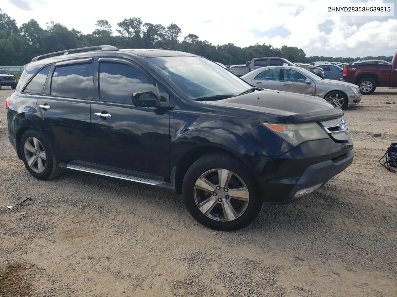 2008 Acura Mdx Technology VIN: 2HNYD28358H539815 Lot: 69313924