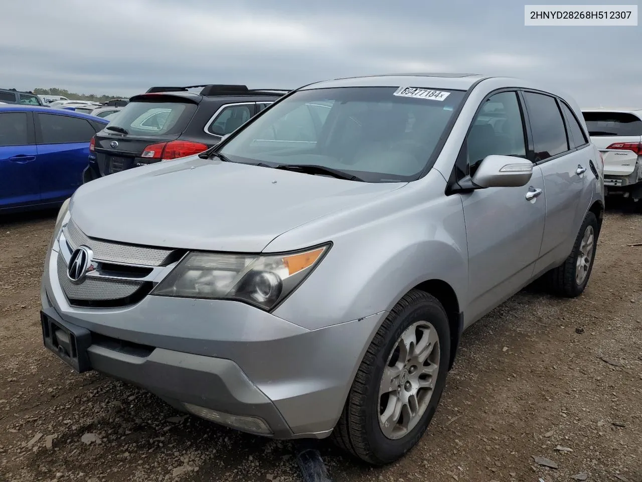 2008 Acura Mdx VIN: 2HNYD28268H512307 Lot: 69477184