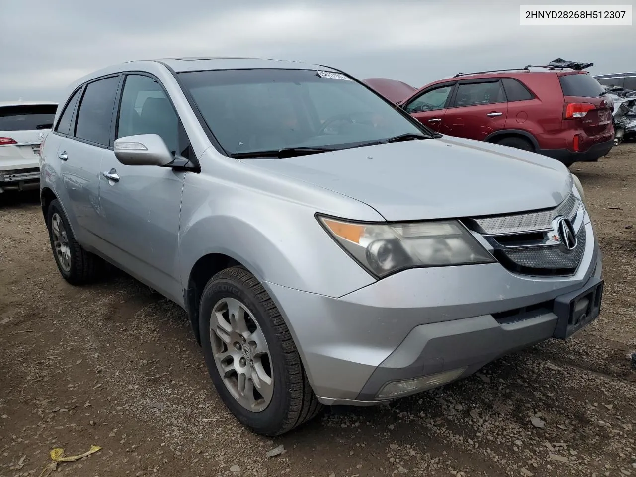 2008 Acura Mdx VIN: 2HNYD28268H512307 Lot: 69477184