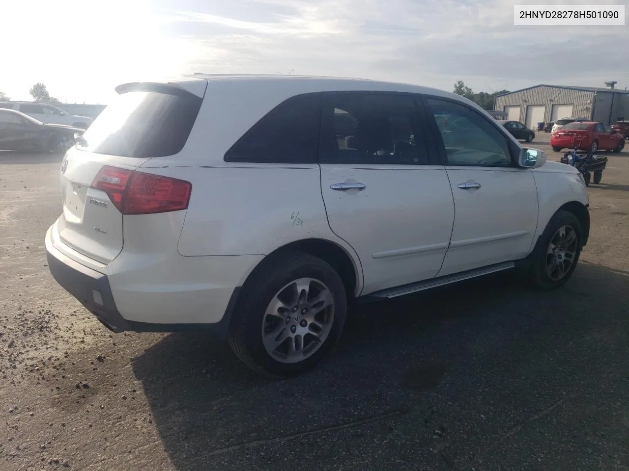 2008 Acura Mdx VIN: 2HNYD28278H501090 Lot: 69630014