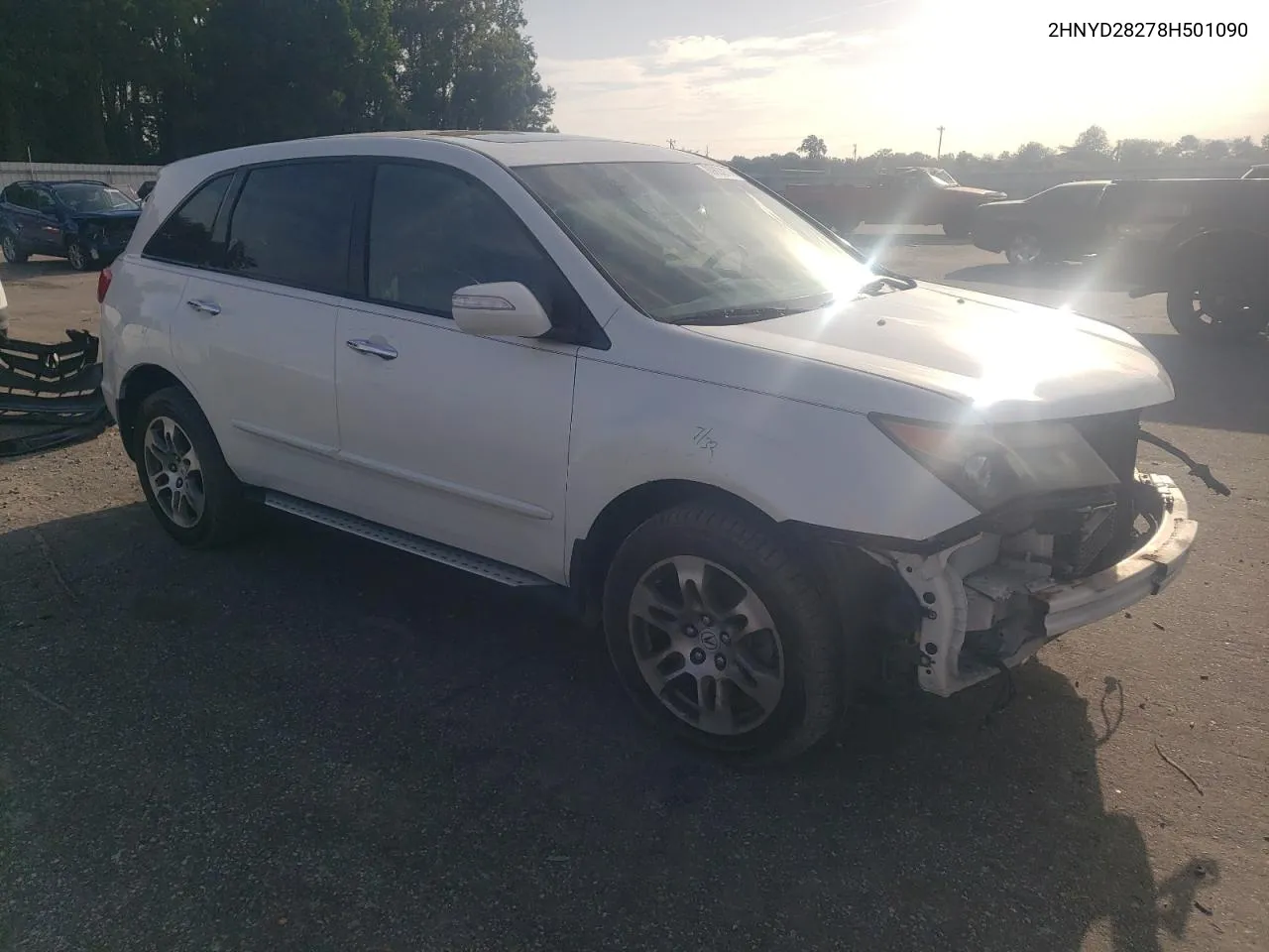 2008 Acura Mdx VIN: 2HNYD28278H501090 Lot: 69630014