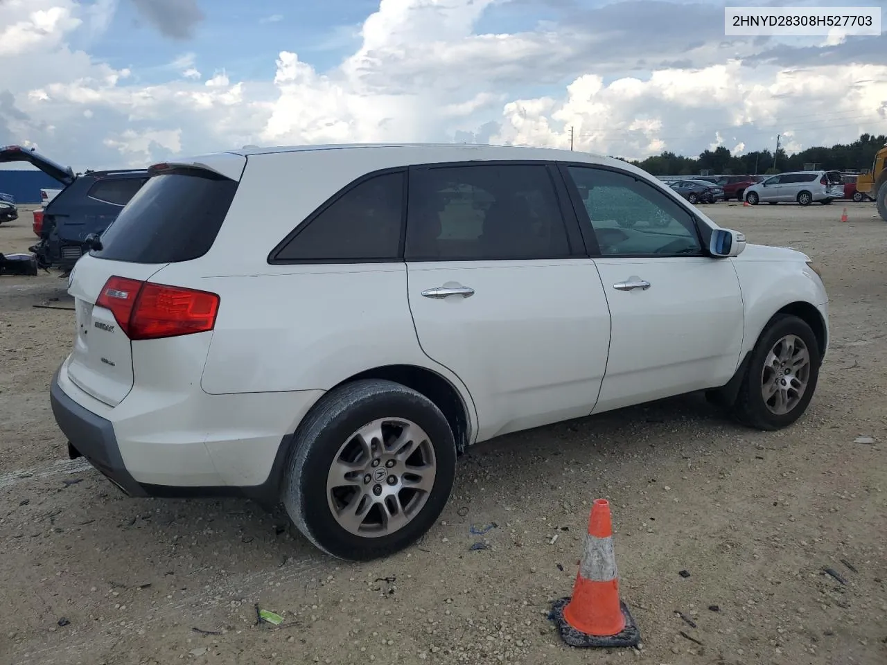 2008 Acura Mdx Technology VIN: 2HNYD28308H527703 Lot: 70216124